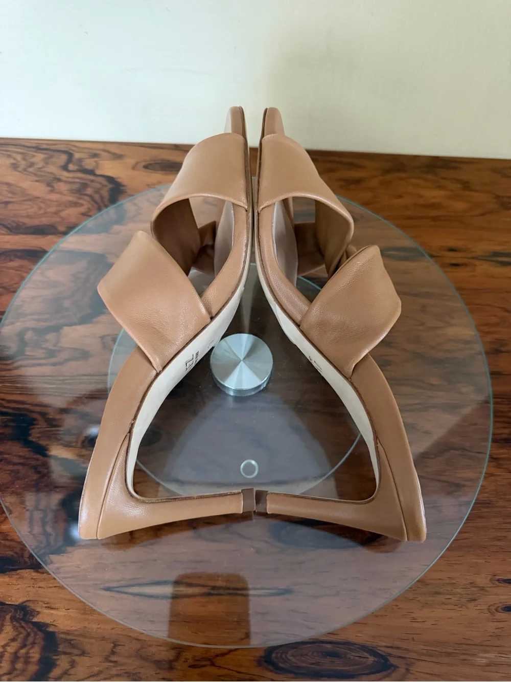 Inez Isa Heel slides in Cognac Nappa size 7 M